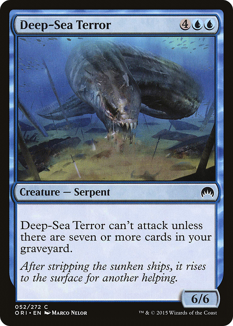 Magic Origins - (ORI-052) - Deep-Sea Terror Foil
