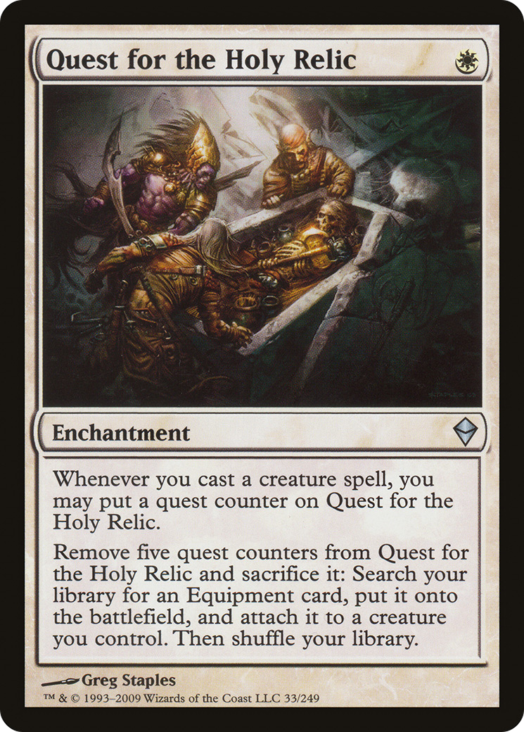 Zendikar - (ZEN-033) - Quest for the Holy Relic