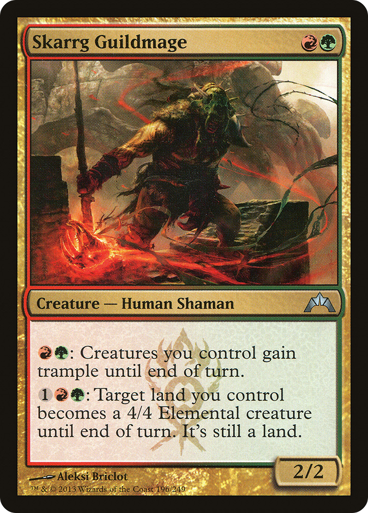 Gatecrash - (GTC-196) - Skarrg Guildmage Foil