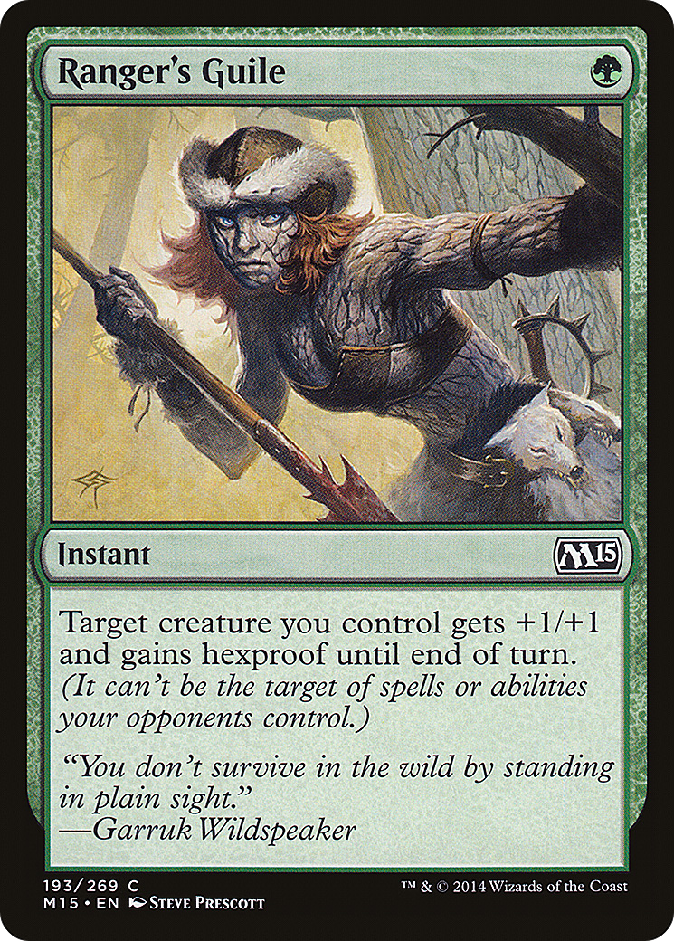 Magic 2015 - (M15-193) - Ranger's Guile Foil