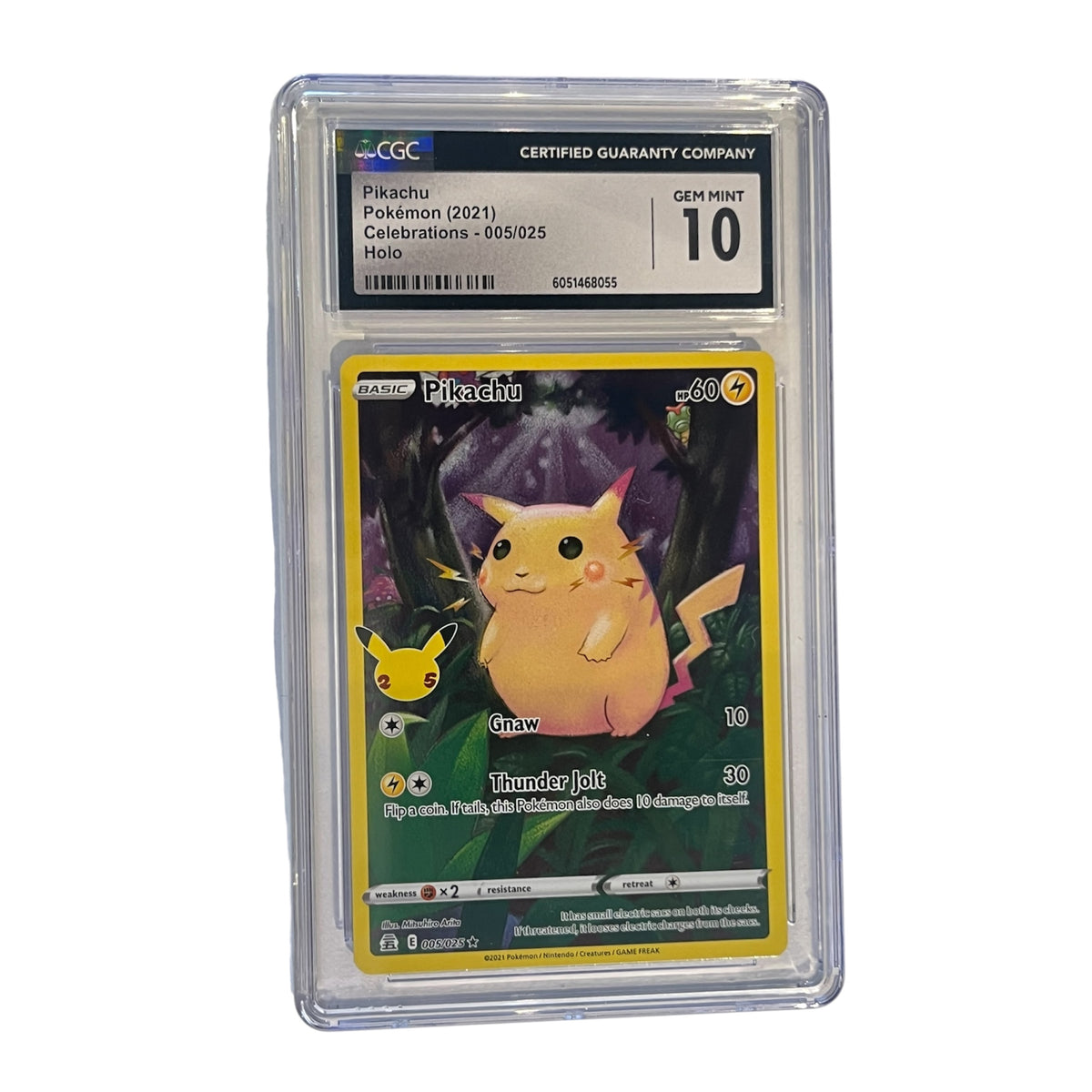 Celebrations 005/025 CGC10 #6051468055 Pikachu - Holofoil - Holo Rare