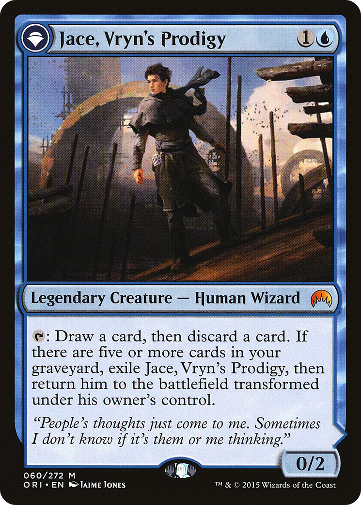 Magic Origins - (ORI-060) - Jace, Vryn's Prodigy: (originpwdfc) Foil