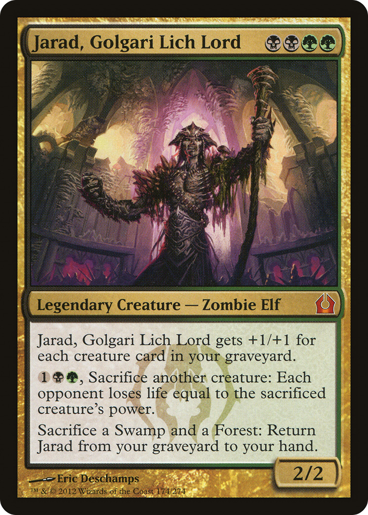 Return to Ravnica - (RTR-174) - Jarad, Golgari Lich Lord Foil