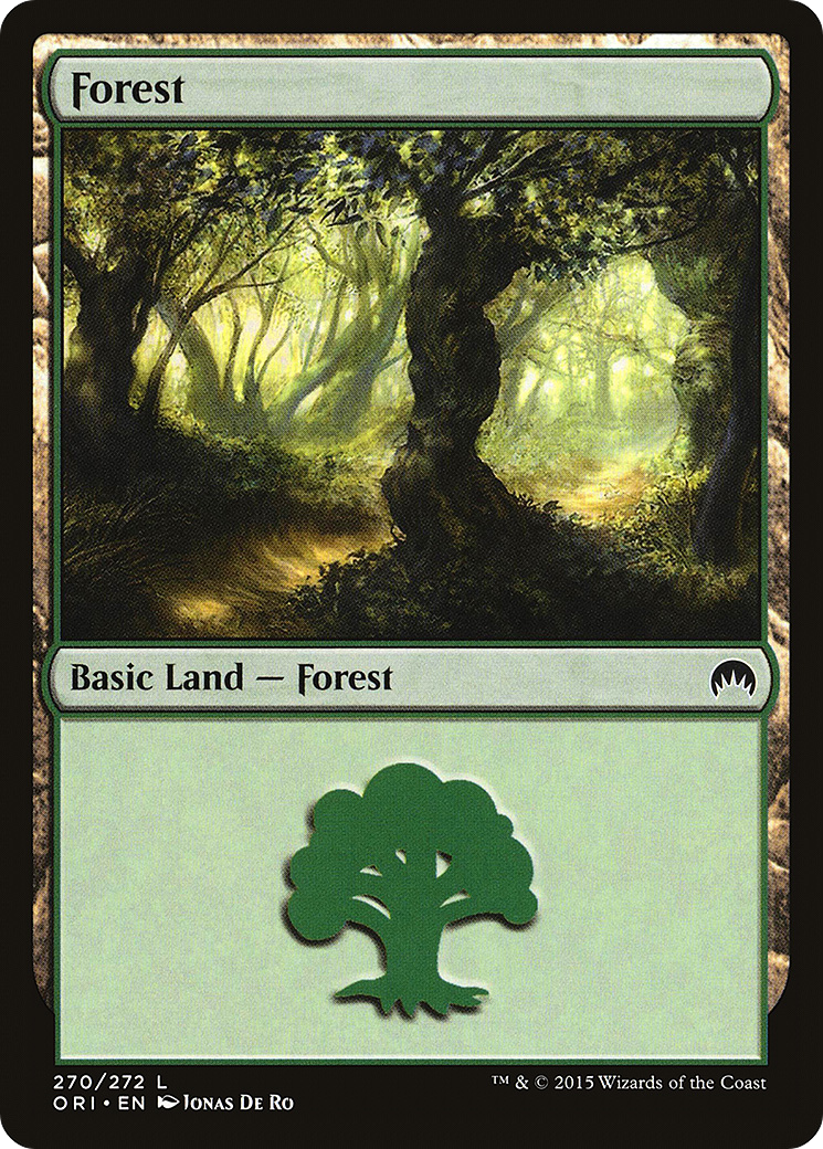 Magic Origins - (ORI-270) - Forest (270) Foil
