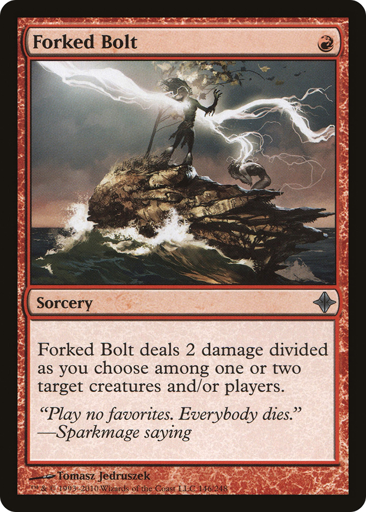 Rise of the Eldrazi - (ROE-146) - Forked Bolt Foil