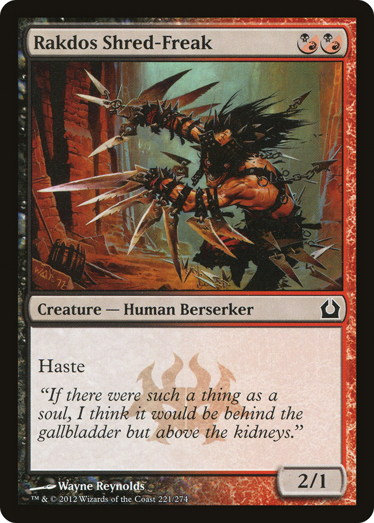 Return to Ravnica - (RTR-221) - Rakdos Shred-Freak