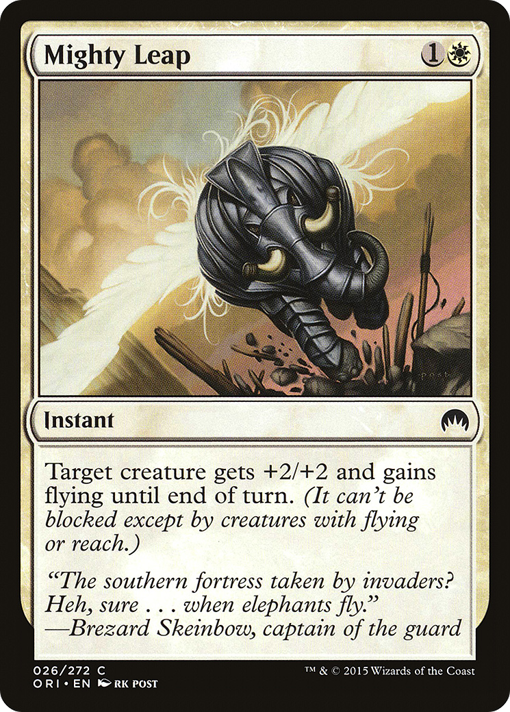 Magic Origins - (ORI-026) - Mighty Leap Foil
