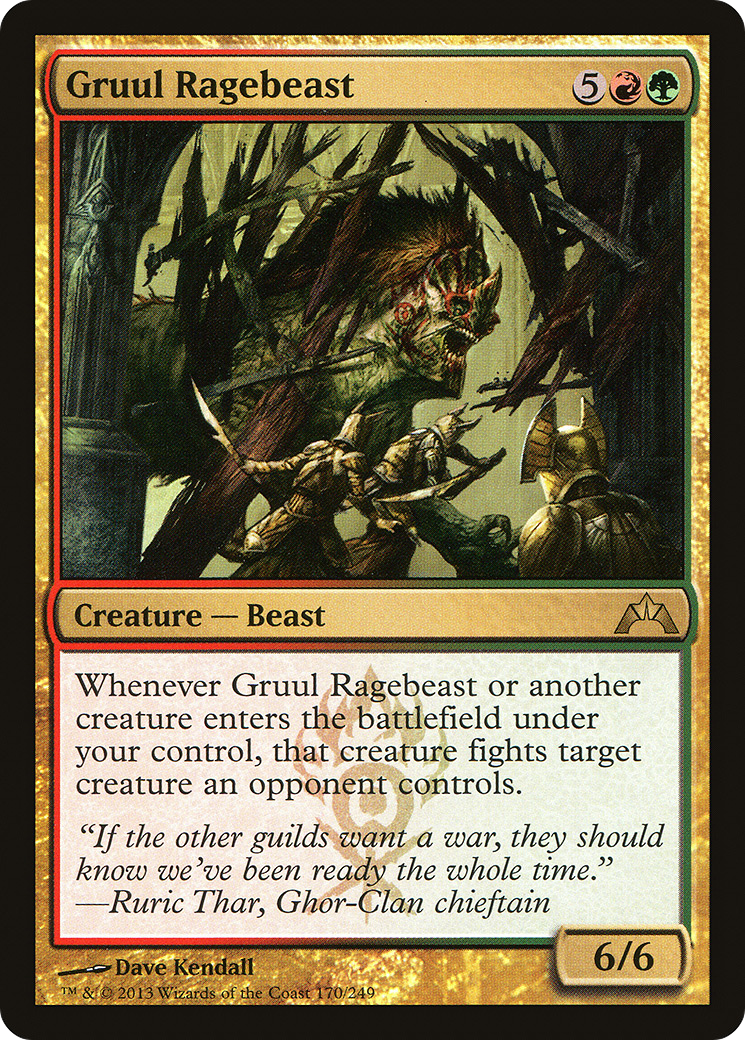 Gatecrash - (GTC-170) - Gruul Ragebeast