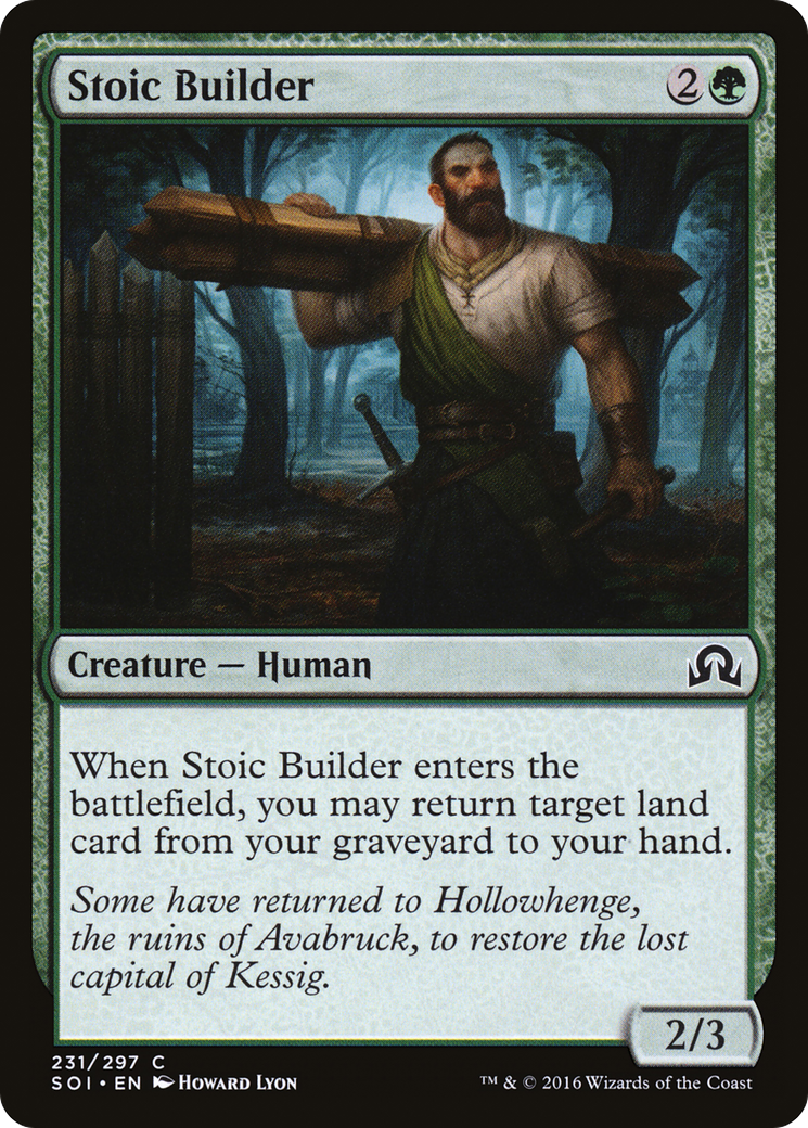 Shadows over Innistrad - (SOI-231) - Stoic Builder