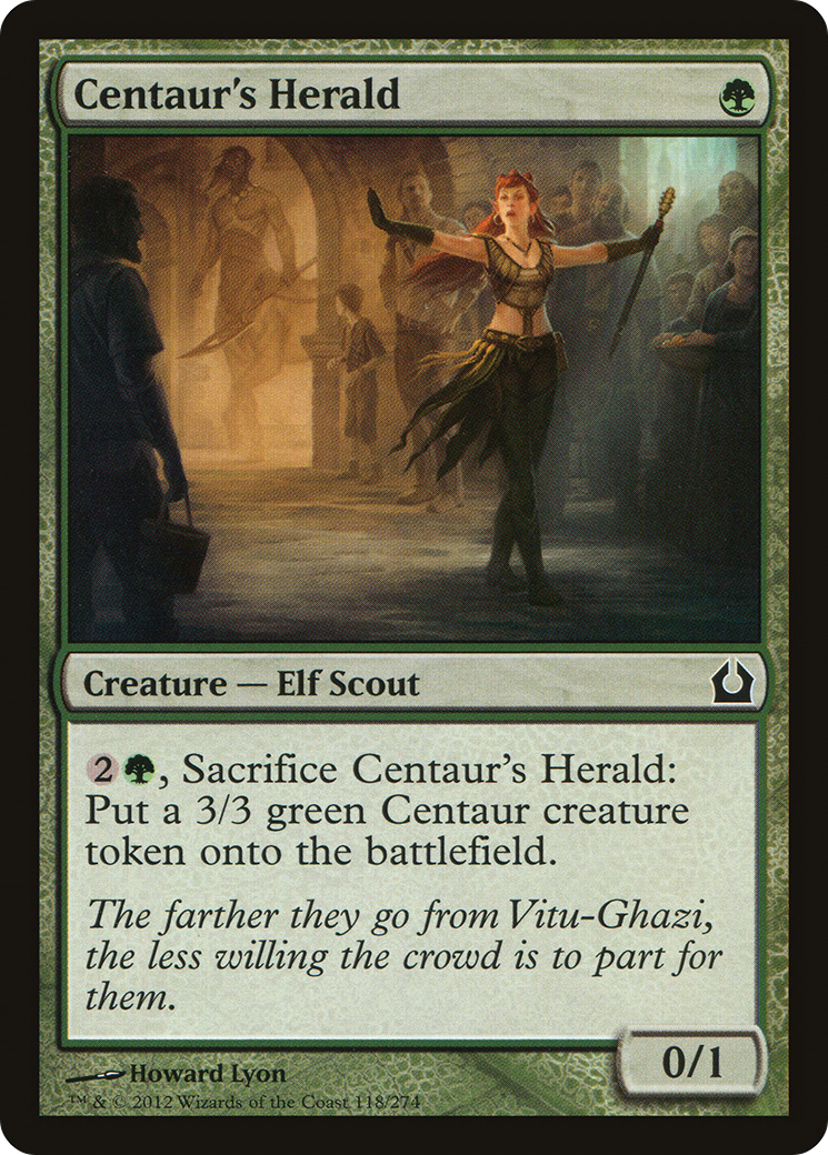 Return to Ravnica - (RTR-118) - Centaur's Herald Foil