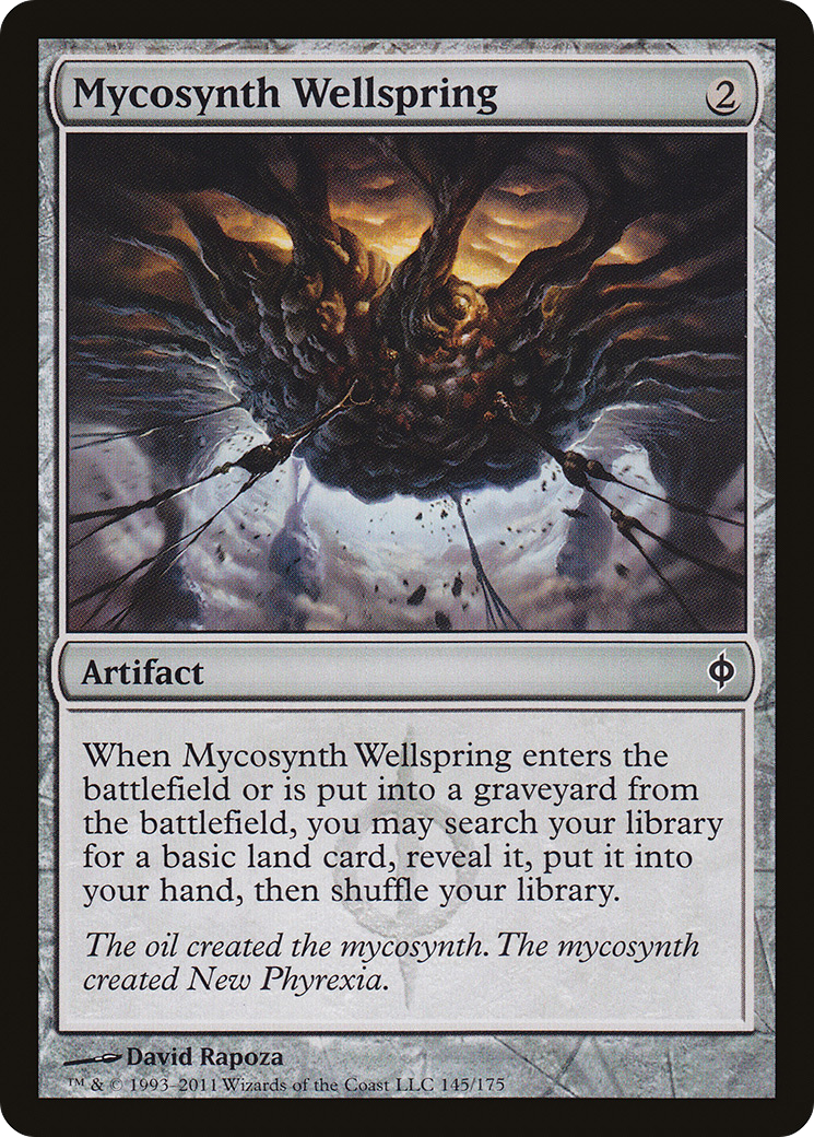 New Phyrexia - (NPH-145) - Mycosynth Wellspring Foil