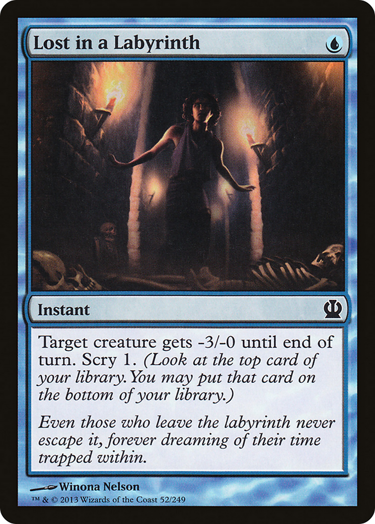 Theros - (THS-052) - Lost in a Labyrinth Foil