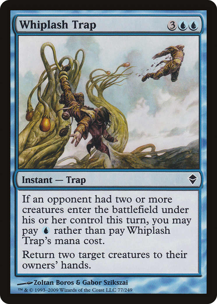 Zendikar - (ZEN-077) - Whiplash Trap Foil