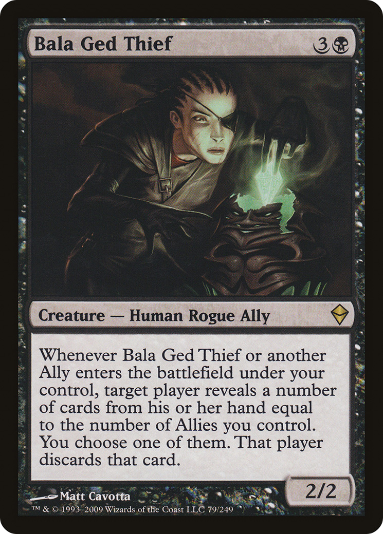 Zendikar - (ZEN-079) - Bala Ged Thief Foil