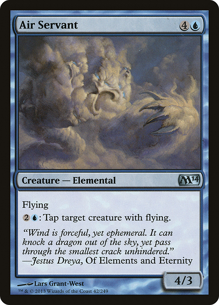 Magic 2014 - (M14-042) - Air Servant Foil