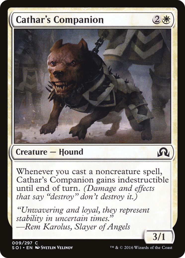 Shadows over Innistrad - (SOI-009) - Cathar's Companion Foil