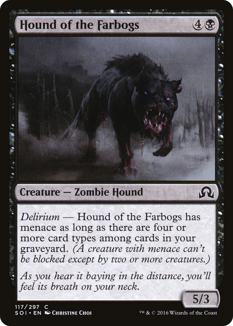 Shadows over Innistrad - (SOI-117) - Hound of the Farbogs