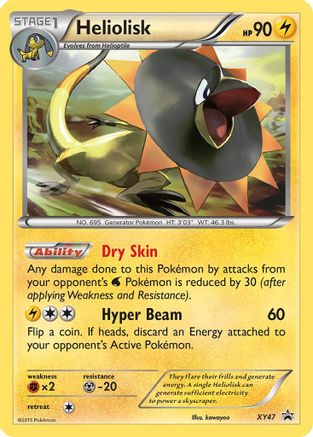 XY Promos XY47 Heliolisk - Holofoil - Promo