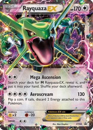 XY Promos XY66 Rayquaza EX - Holofoil - Promo