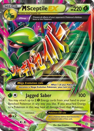 XY Ancient Origins 008/98 M Sceptile EX - Holofoil - Ultra Rare