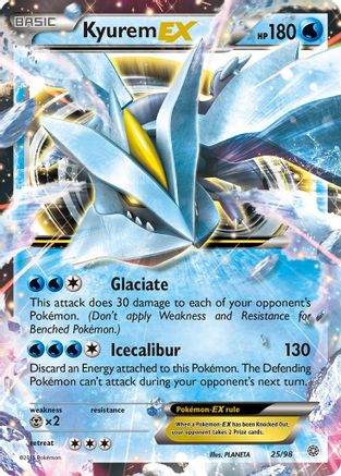 XY Ancient Origins 025/98 Kyurem EX - Holofoil - Ultra Rare