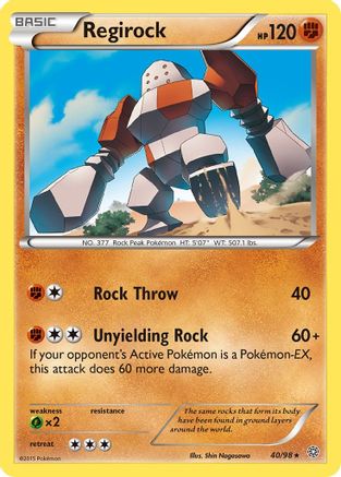 XY Ancient Origins 040/98 Regirock - Rare