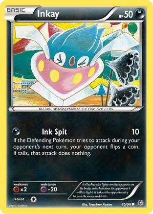 XY Ancient Origins 045/98 Inkay - Common