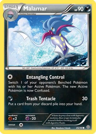 XY Ancient Origins 046 Malamar - Reverse Holofoil - Common