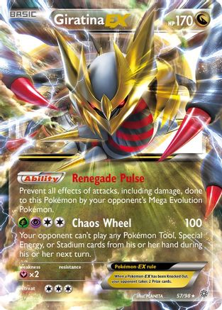 XY Ancient Origins 057/98 Giratina EX - Holofoil - Ultra Rare