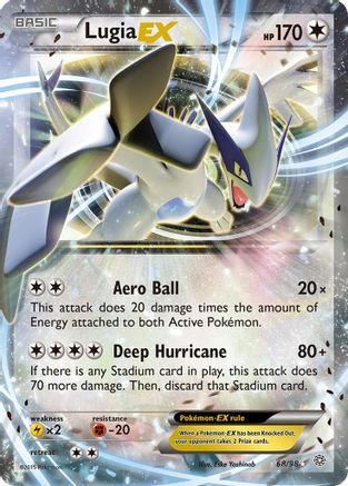 XY Ancient Origins 068/98 Lugia EX - Holofoil - Ultra Rare