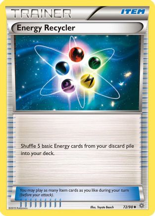 XY Ancient Origins 072/98 Energy Recycler - Uncommon