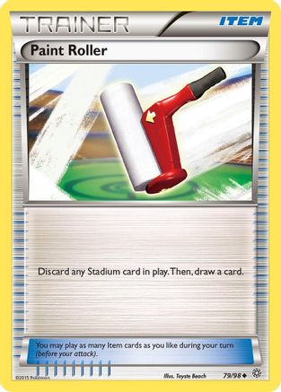 XY Ancient Origins 079/98 Paint Roller - Reverse Holofoil - Uncommon