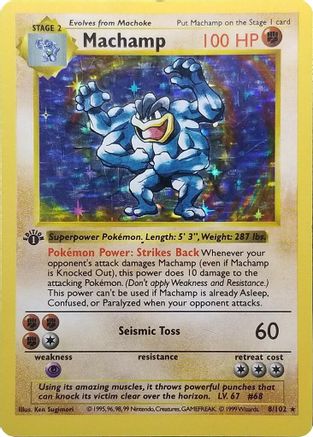 Deck Exclusives 008/102 Machamp - Holo Rare (SEALED)