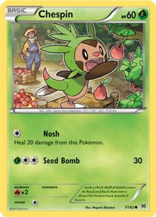 XY BREAKthrough 007/162 Chespin (7) - Common