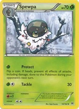 XY BREAKthrough 014/162 Spewpa - Uncommon