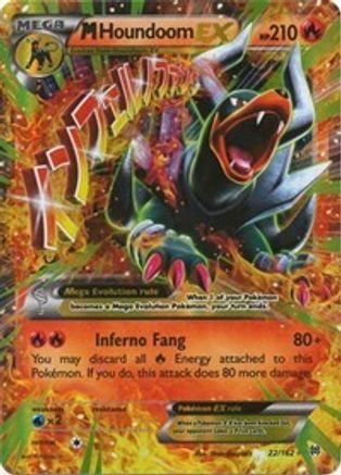 XY BREAKthrough 022/162 M Houndoom EX - Holofoil - Ultra Rare