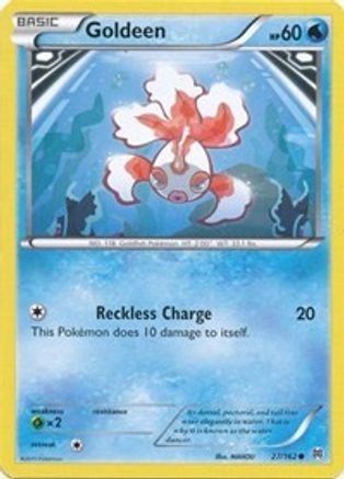 XY BREAKthrough 027 Goldeen - Reverse Holofoil - Common
