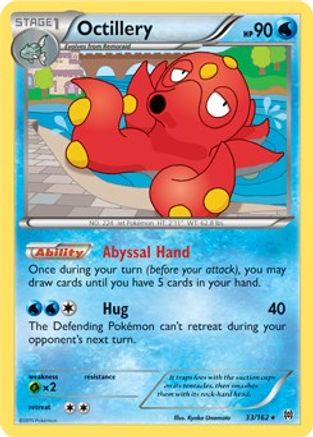 XY BREAKthrough 033/162 Octillery - Holofoil - Holo Rare