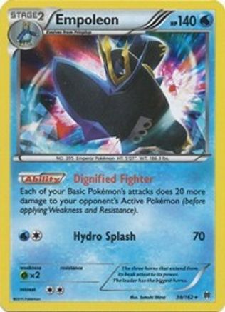 XY BREAKthrough 038/162 Empoleon - Holofoil - Holo Rare