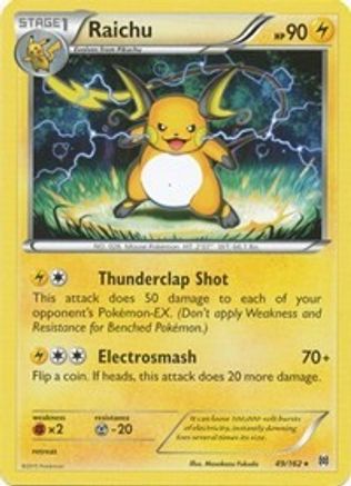 XY BREAKthrough 049/162 Raichu - Rare