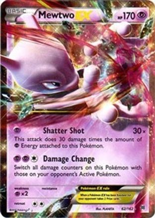 XY BREAKthrough 062/162 Mewtwo EX (62) - Holofoil - Ultra Rare