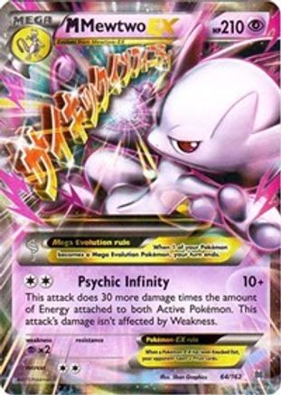 XY BREAKthrough 064/162 M Mewtwo EX (64) - Holofoil - Ultra Rare