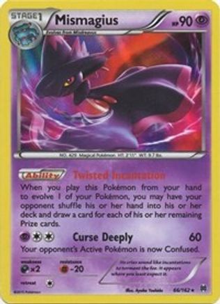 XY BREAKthrough 066/162 Mismagius - Holofoil - Holo Rare