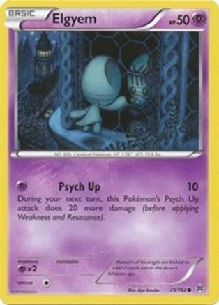 XY BREAKthrough 073/162 Elgyem - Common