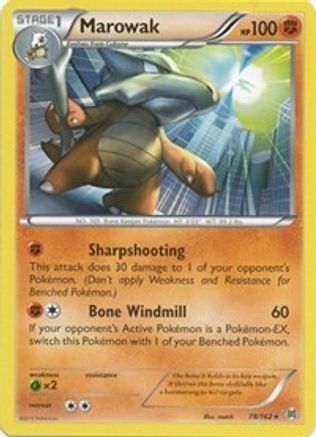XY BREAKthrough 078 Marowak - Rare