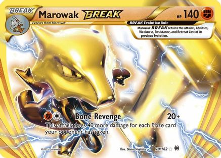 XY BREAKthrough 079/162 Marowak BREAK - Holofoil - Rare BREAK