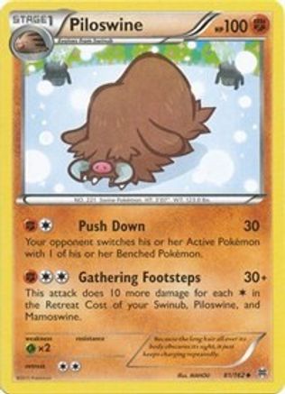 XY BREAKthrough 081 Piloswine - Uncommon