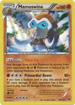 XY BREAKthrough 082/162 Mamoswine - Holofoil - Holo Rare