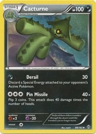 XY BREAKthrough 088/162 Cacturne - Reverse Holofoil - Uncommon