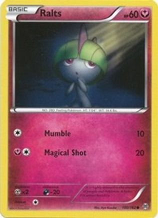 XY BREAKthrough 100/162 Ralts (100) - Reverse Holofoil - Common